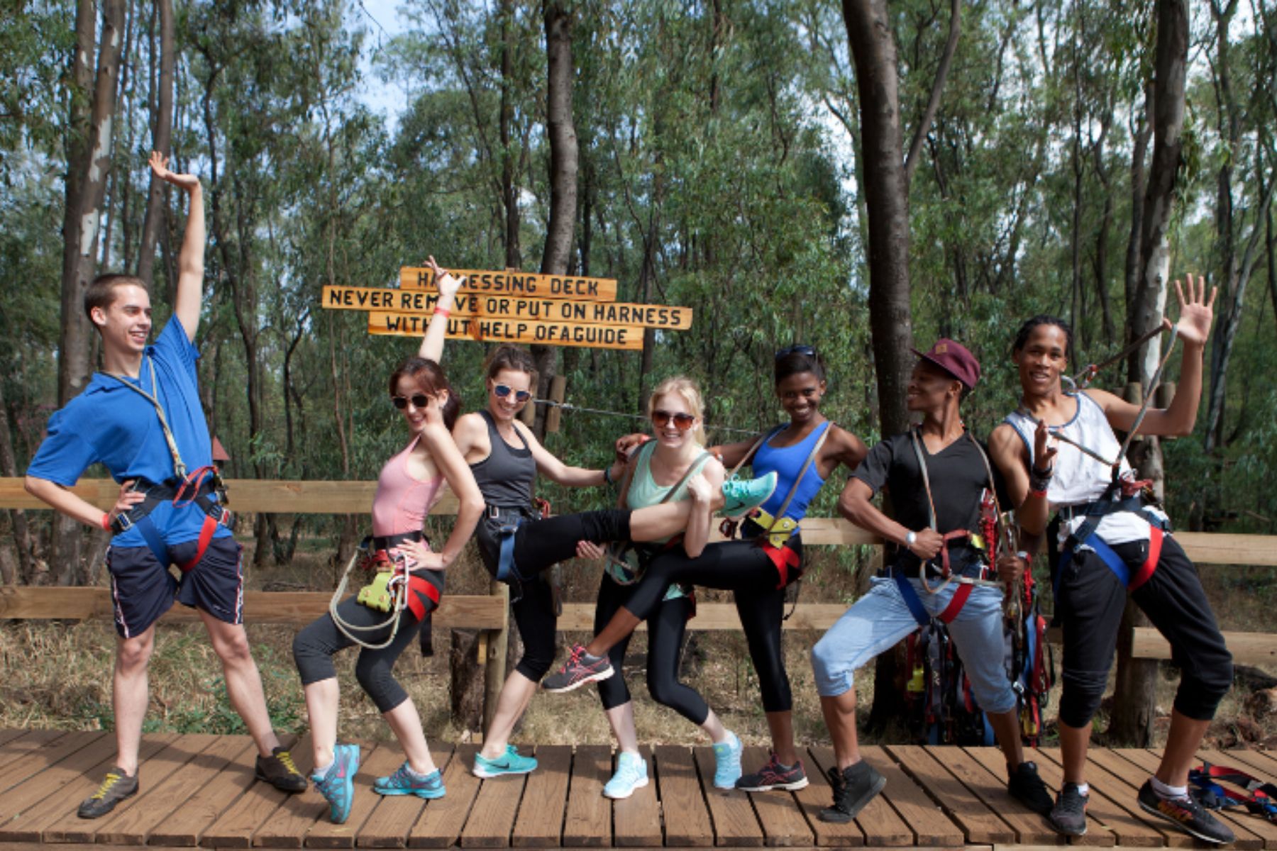 Go on a treetop adventure at Acrobranch Centurion